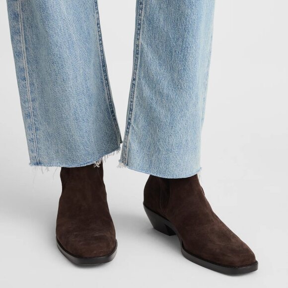 Amazon.com | Madewell Women Madewell The Idris Ankle Boot in Dark Carob, Size 8.5